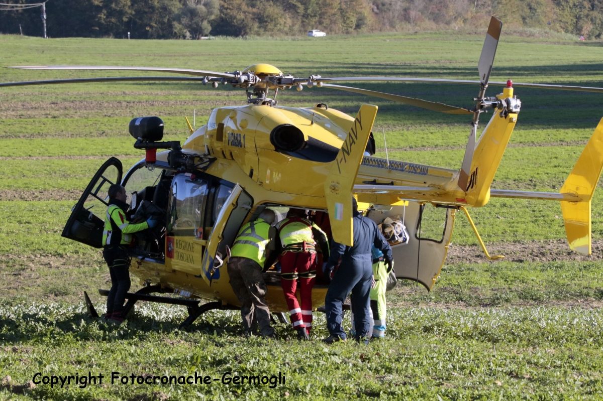 Moto. Incidente tra Dicomano e Contea, arriva Pegaso