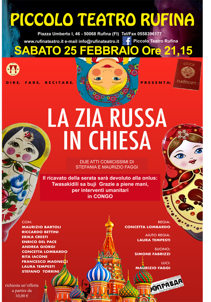 La Zia russa in chiesa di Stefania e Maurizio Faggi a Rufina