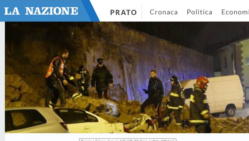 Crolla la Fortezza di Prato. Geologo mugellano: 'Mi avevano chiesto una perizia. Poi più nulla'