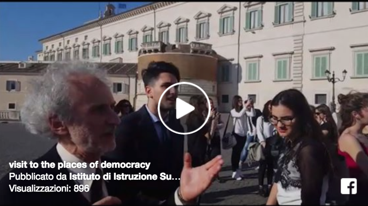 Studenti in Parlamento. Il video dell'uscita del Giotto Ulivi