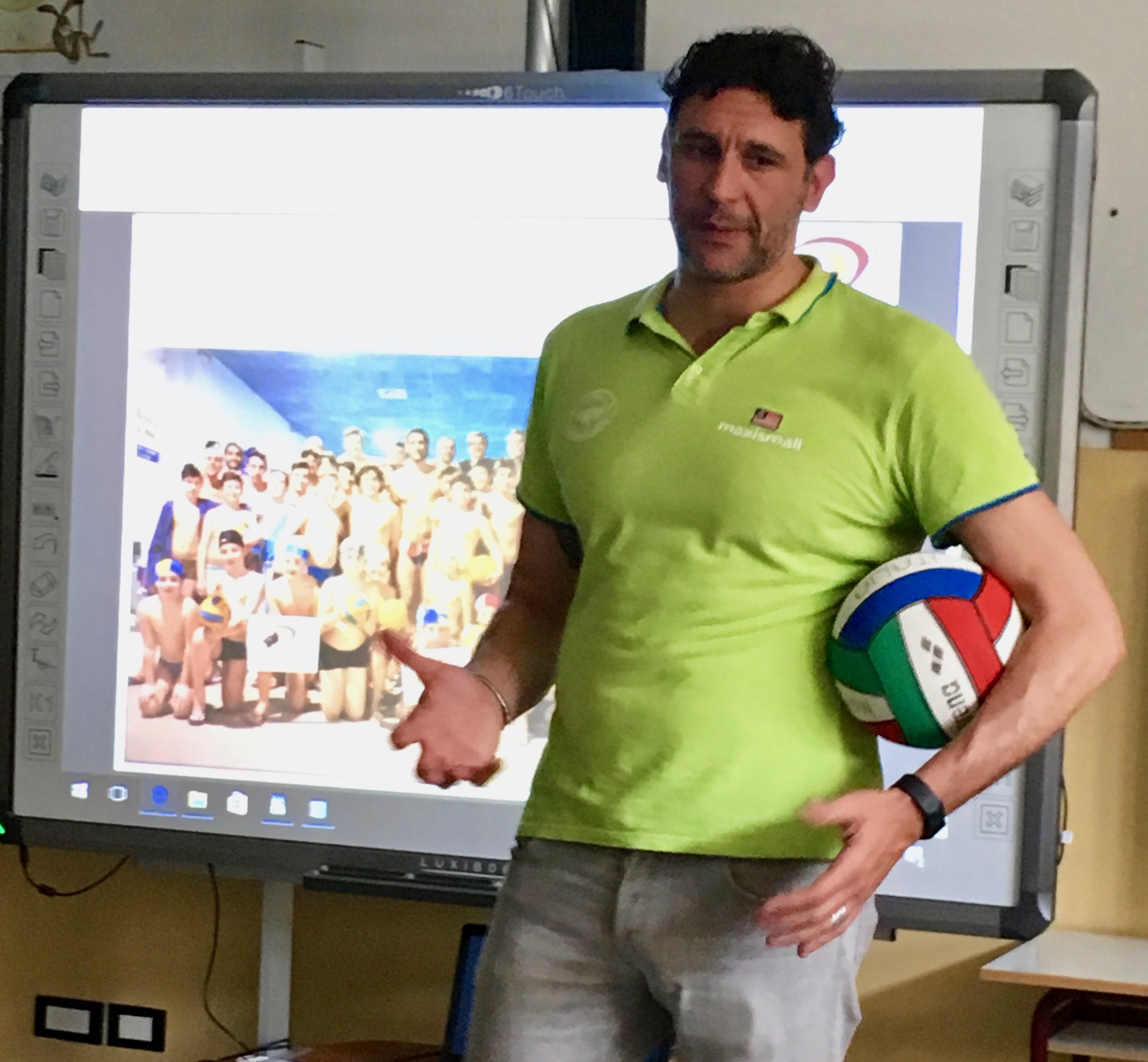 Leonardo Binchi (dalle Olimpiadi) presenta le attività della Pallanuoto Mugello