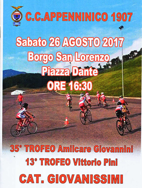 Weekend sportivo in occasione della 35° Edizione del torneo ciclistico “Amilcare Giovannini”