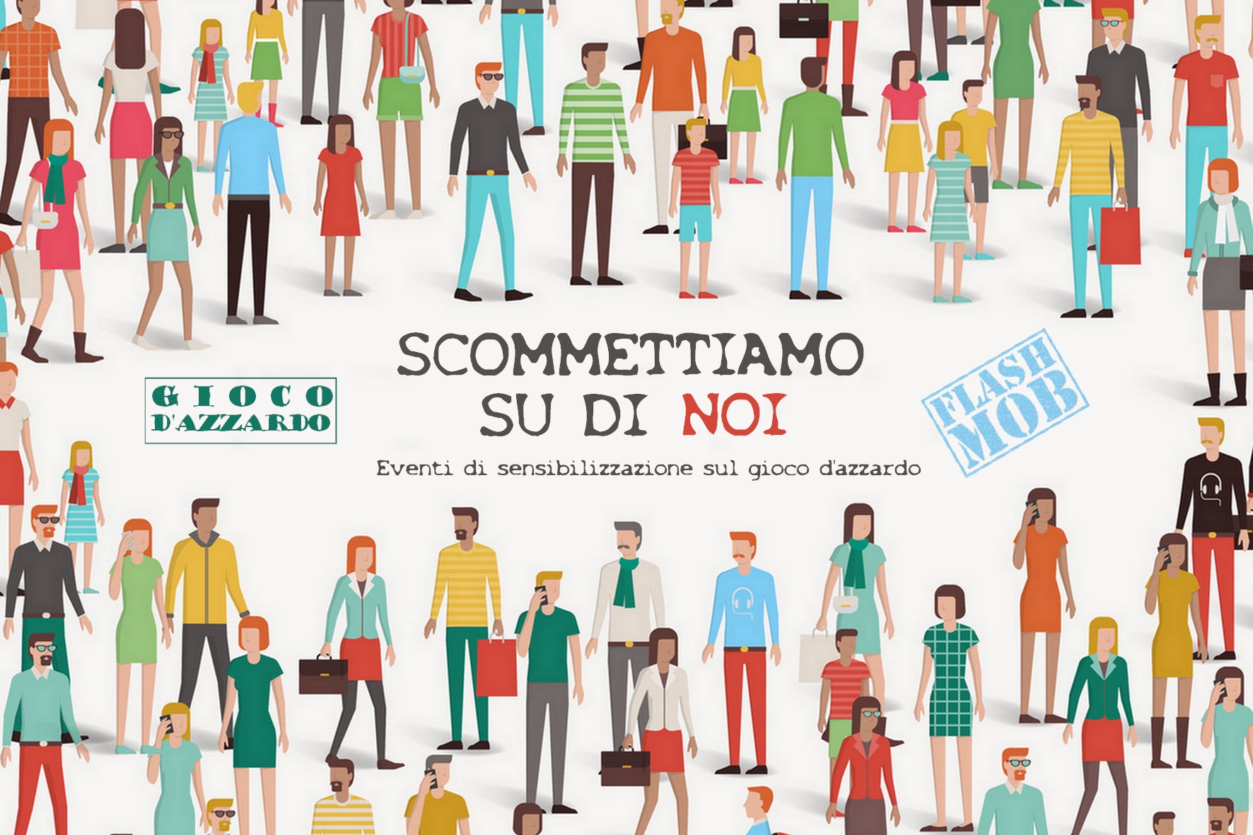 Scommettiamo su di noi. Flash-mob per sensibilizzare sui rischi del gioco d'azzardo