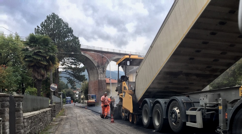 Asfalto fonoassorbente a Marradi. Partiti i lavori