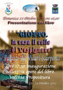 Presentato a Bellagio il libro su Giotto. Domenica la presentazione a Scarperia
