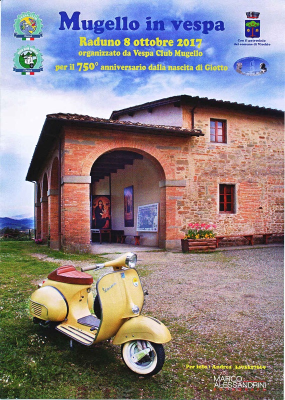 Il Mugello in Vespa omaggia Giotto