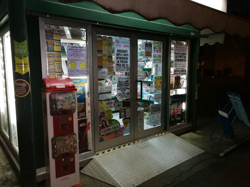 Superenalotto. Cinque al jakpot all’edicola di Giovanni Mei a Borgo