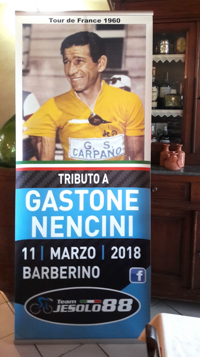 Da Jesolo alla Futa per Gastone Nencini. Cronaca e foto