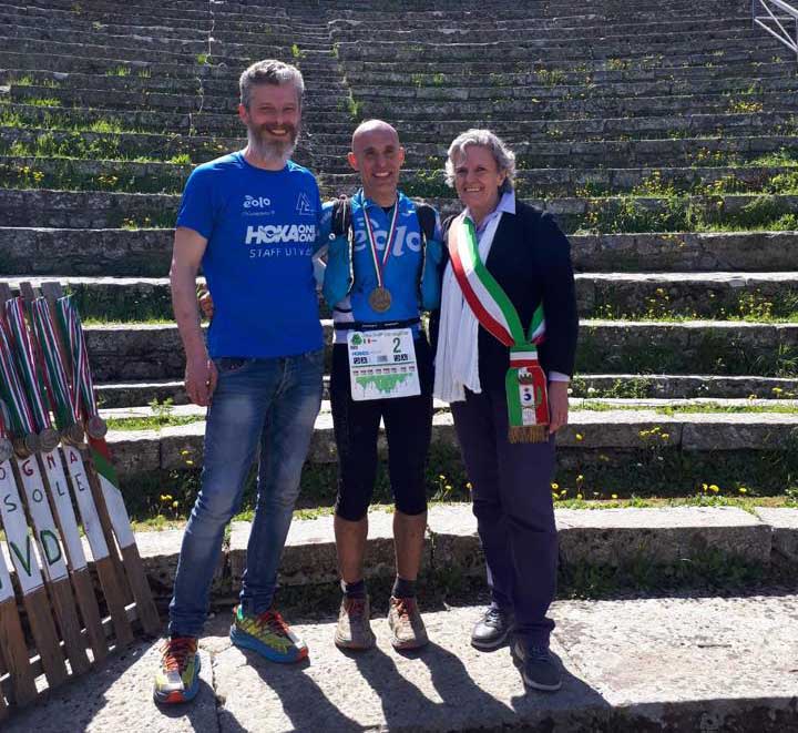 Fabio Di Giacomo il RE della seconda edizione Ultra Trail Via Degli Dei