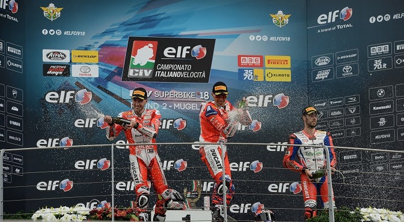 Civ. Pirro (Sbk) e Nepa (Moto 3) trionfano al Mugello