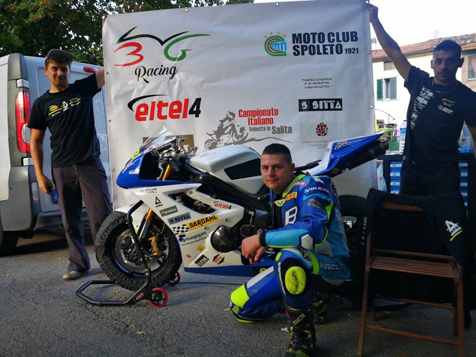 Velocità in salita. Il mugellano Ciullo Mario Christian campione italiano Super Open 600