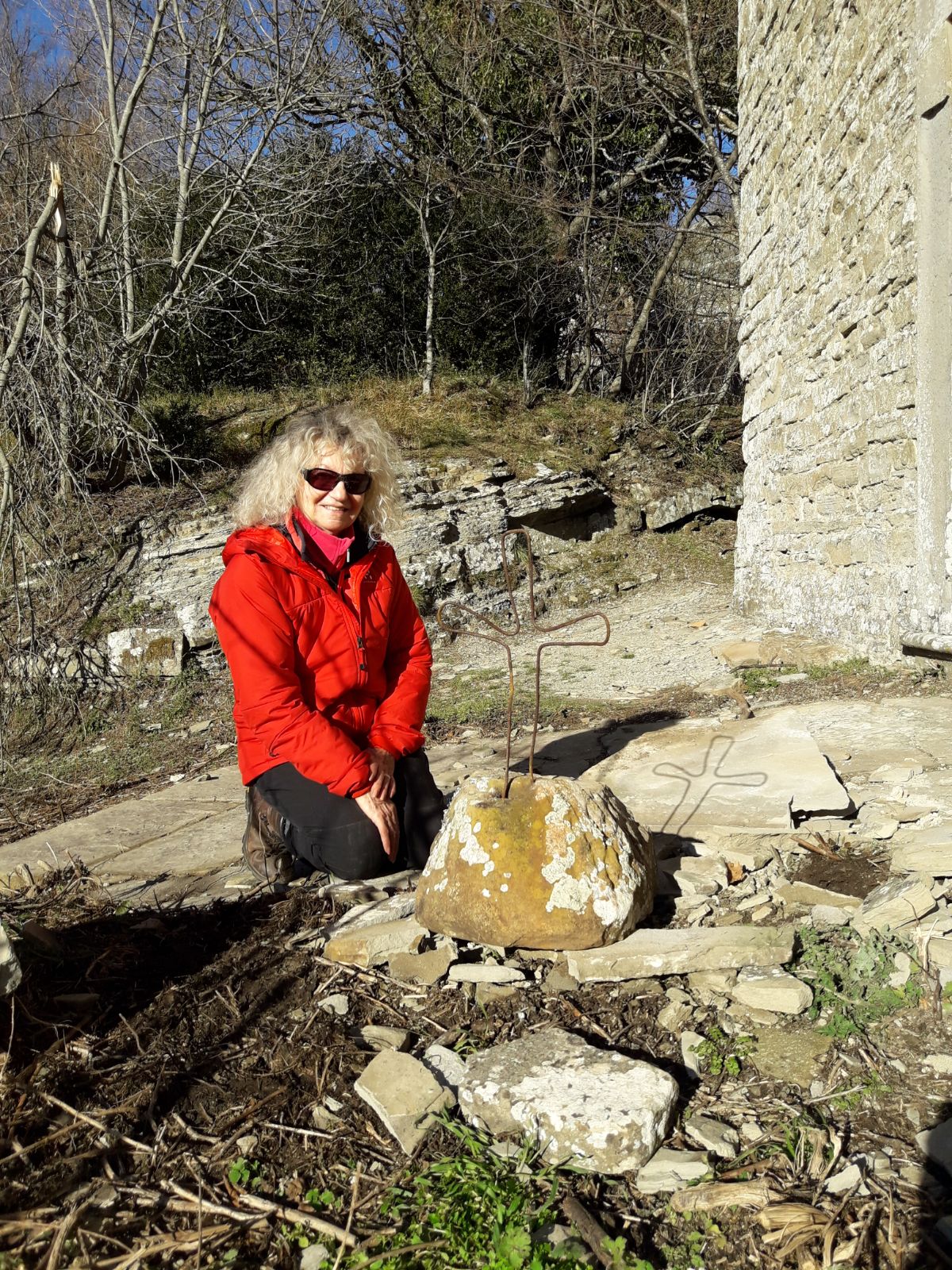 La signora Anna Boschi a Brento