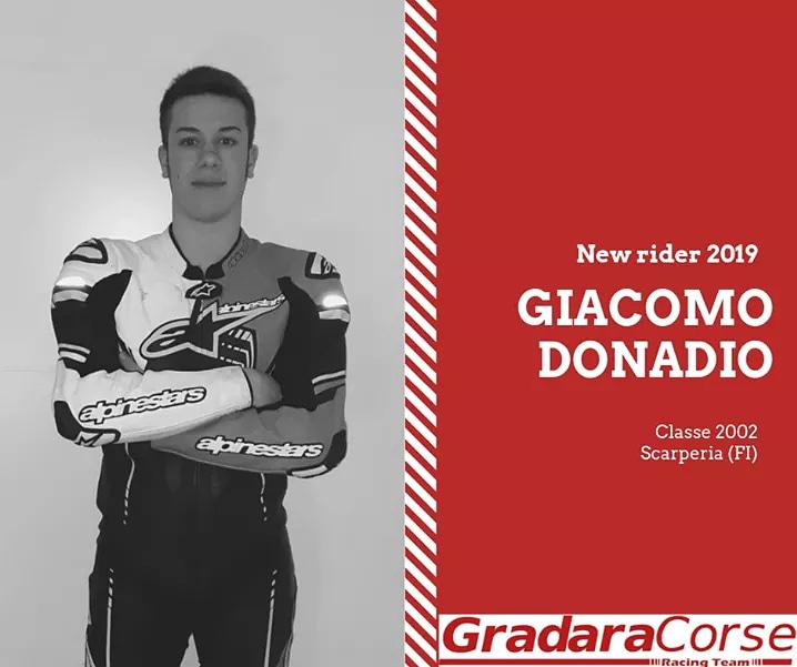 Giacomo Donadio. Giovane pilota di Scarperia sbarca nel Civ. Lo seguiremo