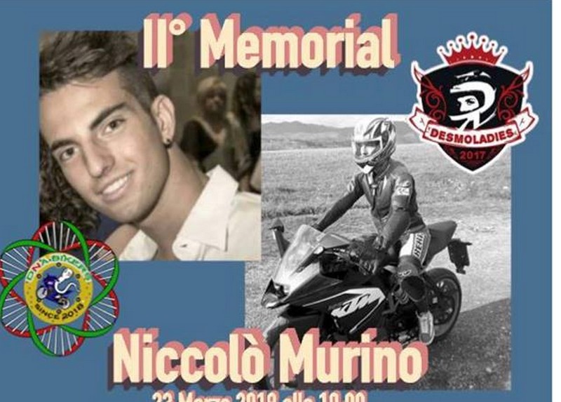 Sabato si ricorda Niccolò Murino, con un evento per la sicurezza in moto