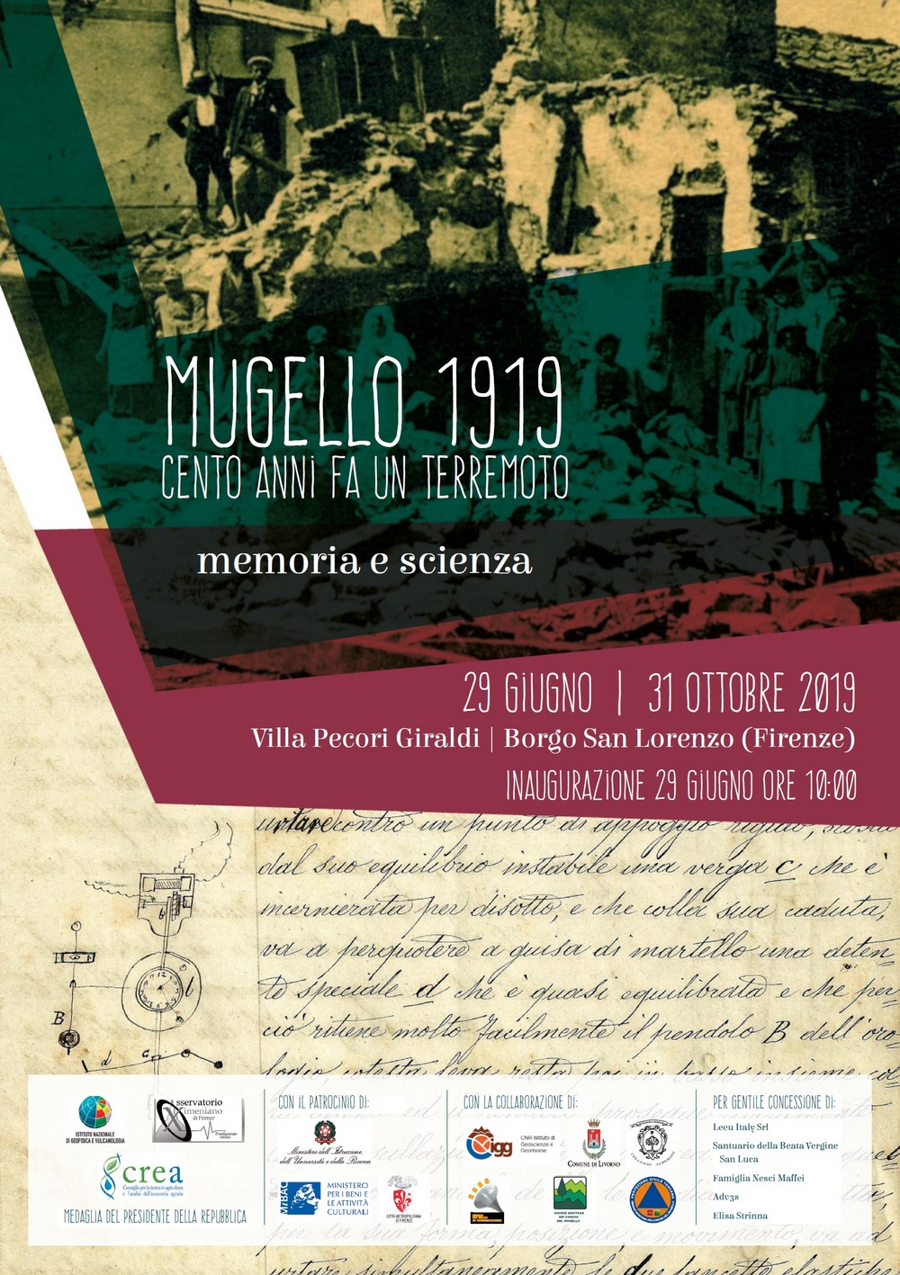 100 anni dal terremoto. I prossimi appuntamenti, con Aldo Giovannini