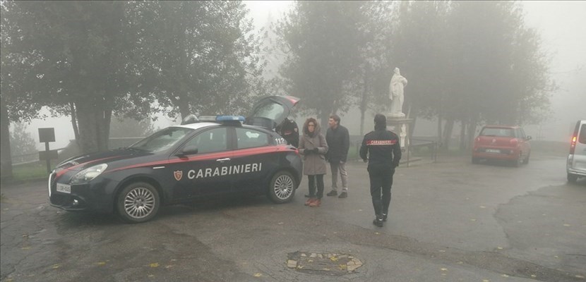 Carabinieri in azione a Montesenario