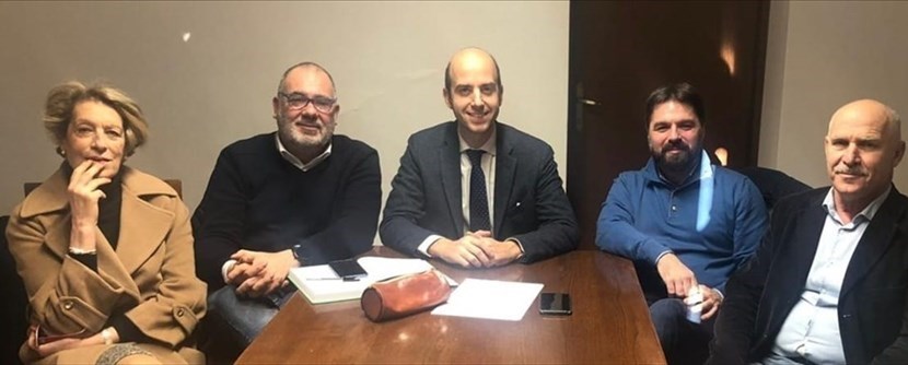 Da sx: Caterina Coralli, Filippo Carlà Campa, Jacopo Marzetti, Stefano Passiatore, Sergio Pietracito