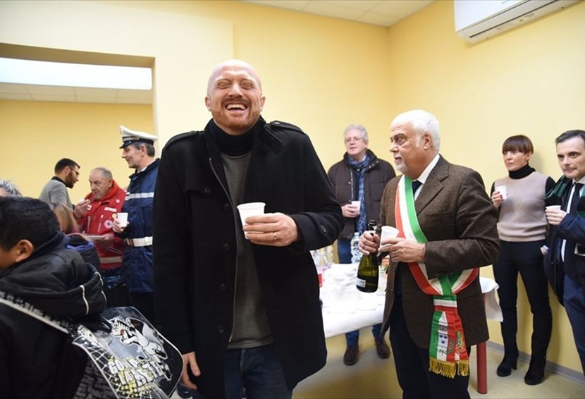 Rifresco riapertura scuola primaria Don Milani di Troghi , Rignano sull'Arno con il Sindaco Daniele Lorenzini