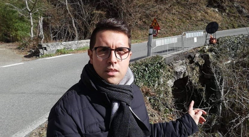 Paolo Gandola sulla Sp 306