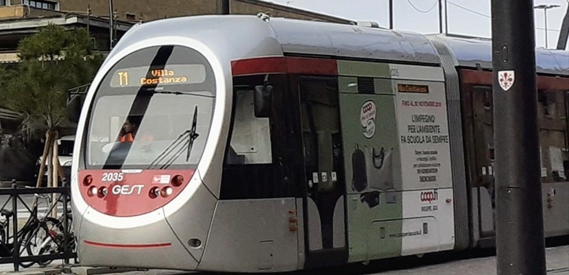 la tramvia a Firenze