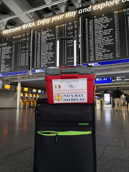 l'aeroporto deserto di Francoforte