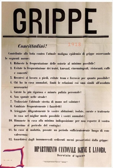 L'epidemia di febbre spagnola