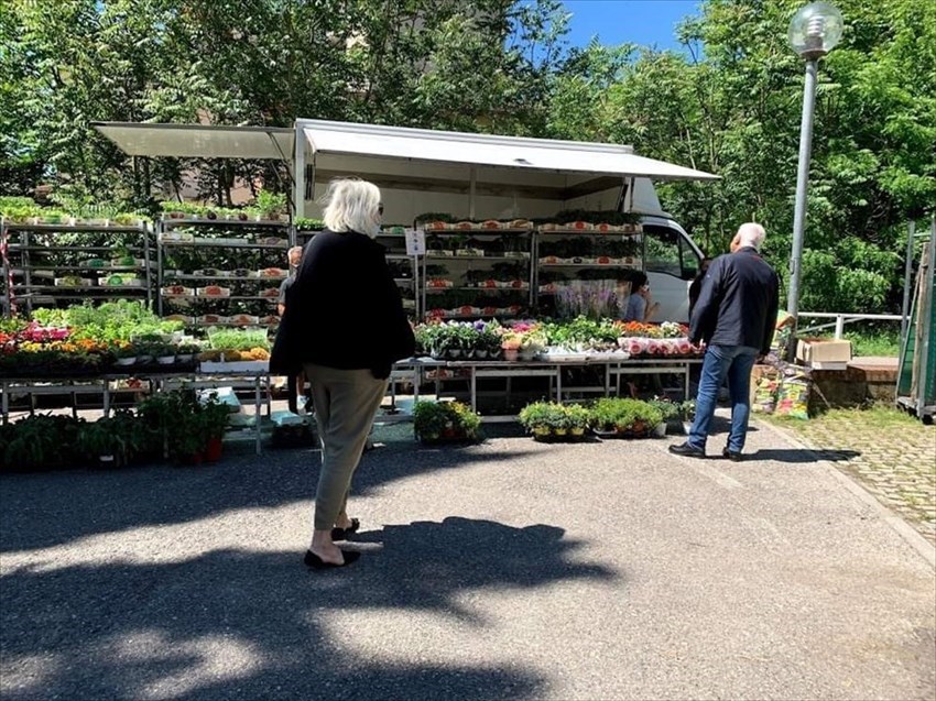 Primo mercato a Rignano della Fase 2