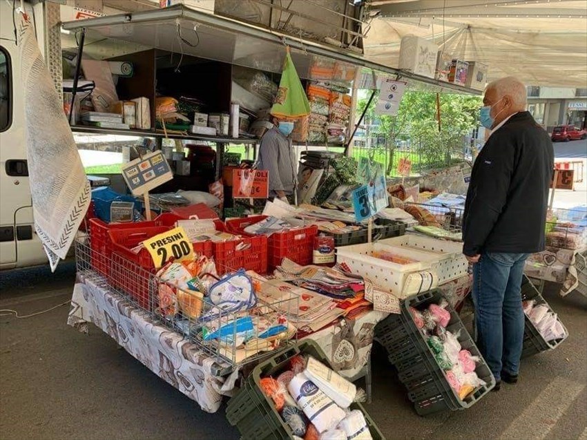 Primo mercato a Rignano della Fase 2