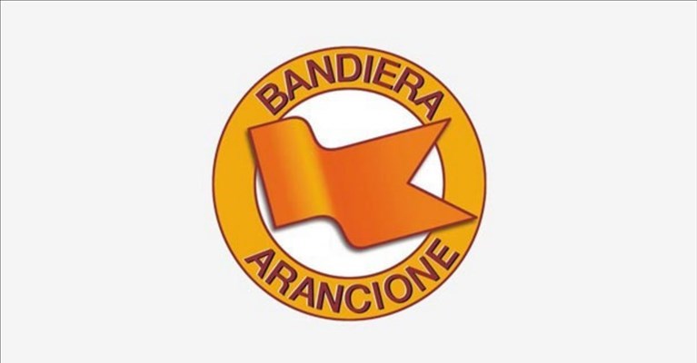 la bandiera arancione diffusa