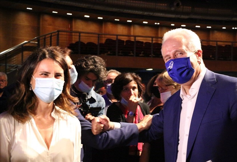 Eugenio Giani e Simona Bonafè