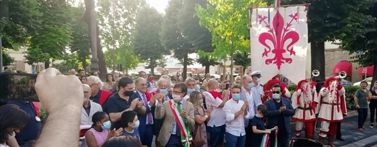 L'inaugurazione di Piazza Pier Vettori