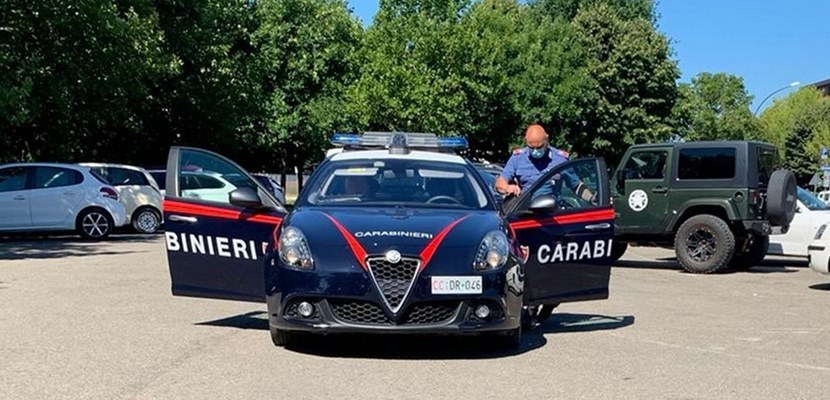 I Carabinieri sul posto