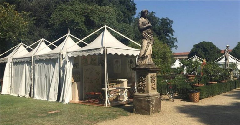 l'allestimento in Palazzo Corsini