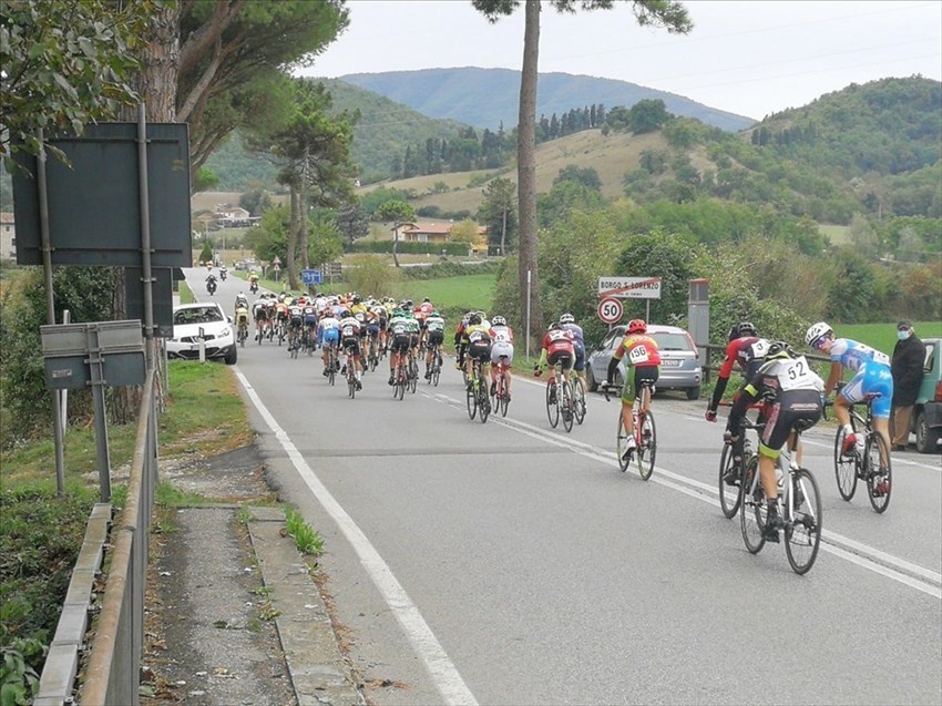 Panoramica nello Stradone verso il Bivio di Olmi e Serravalle