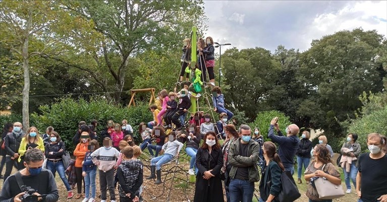 Grande festa per l'inaugurazione della Montagnola