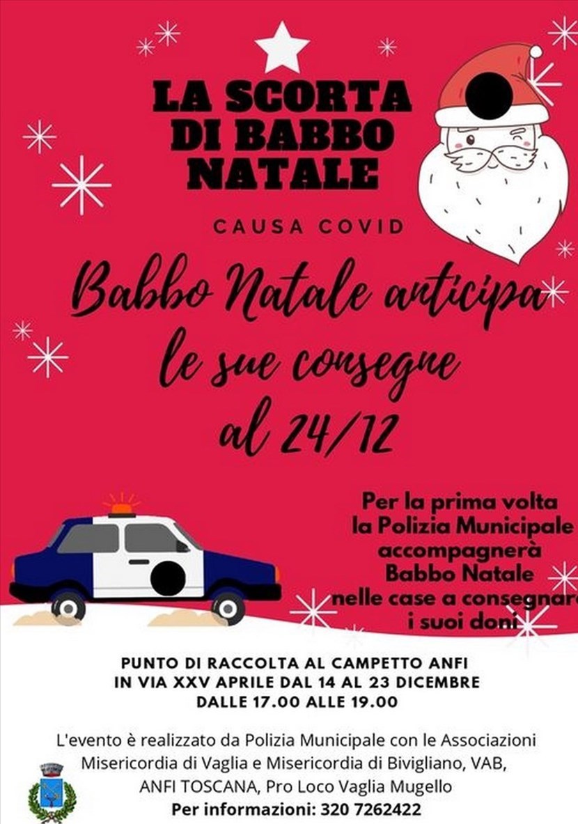 La scorta di Babbo Natale