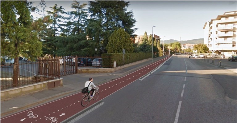 la nuova pista in via Signorelli