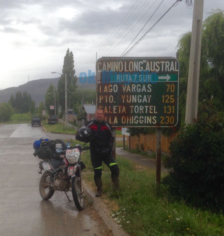 Nel profondo sud cileno tra pioggia, freddo e ghiaccio. In moto fino alla fine del mondo