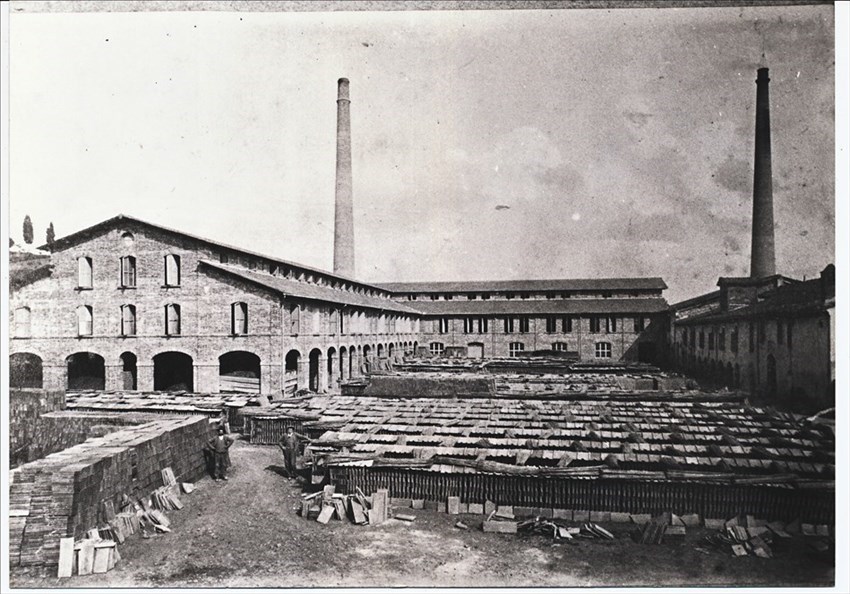 Inizio ‘900. Panoramica sul davanti della Fornaci