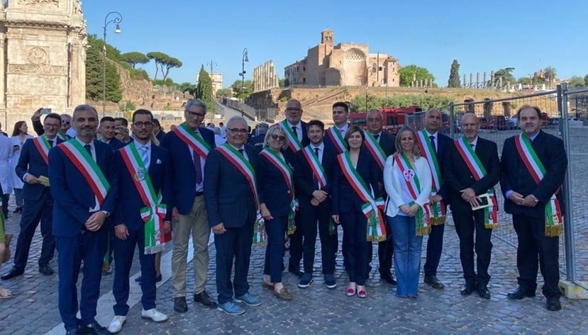 2 giugno.  Due sindaci mugellani alla parata a Roma